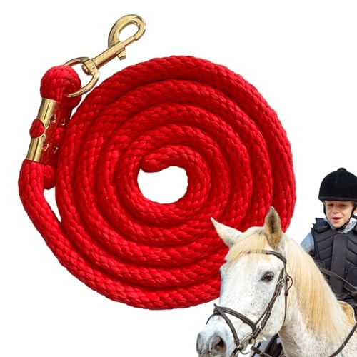 Seil für Pferde, Trainingsseil für Pferde – Trainingsleine 6,5 Fuß mit Trigger Bull Snap | Trainingsseil, langes Seil, Zubehör für Haustiere, von Generic