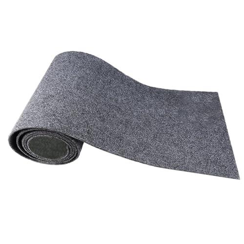 40cm x 200cm Kratzmatte Selbstklebend, Kratzteppich Katze Wand,Kratzmatte Katze,Kratzbrett Katzen,Katzen Kratzwand,Katzenkratzbretter (dunkelgrau) von Generic