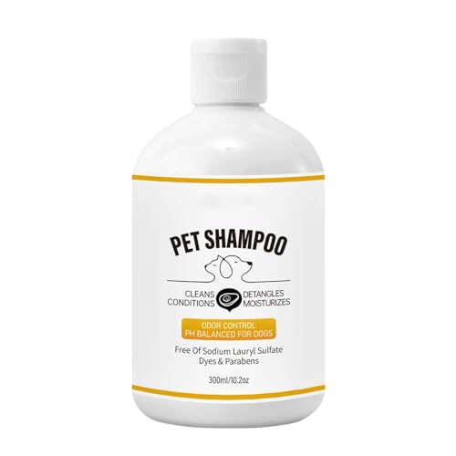 Shampoo Für Hunde – Conditioner Reinigungsshampoo 300 Ml Für Hunde Und Katzen, Shampoo Für Katzen Gegen Juckende Haut | Reinigungsshampoo Für Stinkende Hunde Zur Beseitigung Von Gerüchen Und Zur Linde von Generic