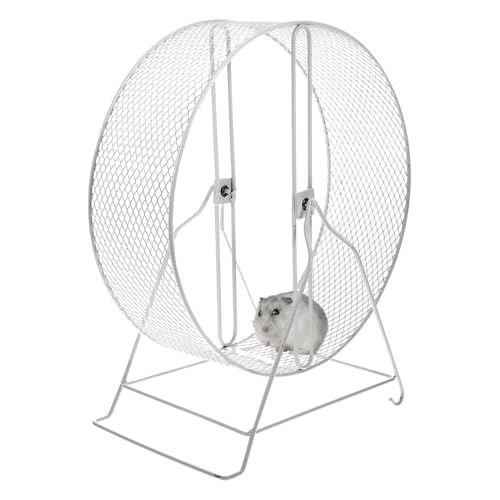 Silent Hamster Wheel - lärmfreies Laufrad, Spielzeug für kleine Tierübung, robuster Haustierspinner | Smooth -Motion -Design mit sicherer Oberfläche, lustige Fitnessgeräte fördern die Aktivität für Ha von Generic