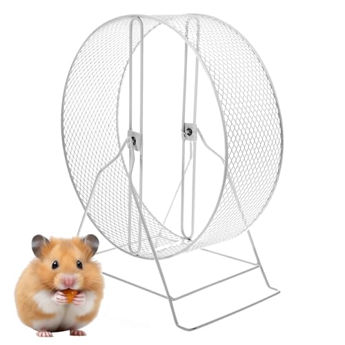 Silent Sports Kleintier-Übungsräder – Chinchilla-Rad, kleines Hamster-Rad, leiser Spinner für Hamster, Rennmäuse, Mäuse, Käfigzubehör von Generic