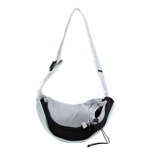 Sling Tragetasche für kleine Haustiere, verstellbarer Schultergurt, Hundetragetaschen, sichere Tragetasche, leichtes Outdoor-Haustierzubehör für kleine Hunde und Katzen von Generic