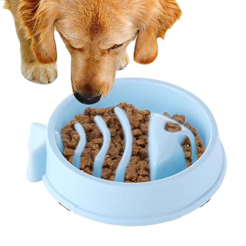 Slow Feeder,Hundefutter Slow Feeder - Anti-Erstickungs-Slow-Eating-Hundenäpfe,Outdoor Dog Slow Feeder, Slow Eater, Rutschfester Hunde-Puzzle-Futterspender für große und mittelgroße Hunde von Generic