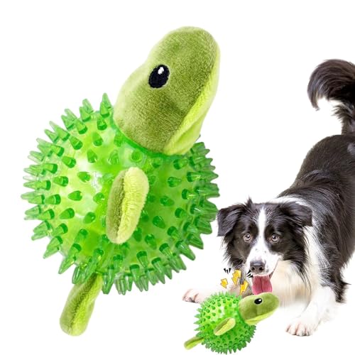 Spiky Dog Ball – Langlebiges Kauspielzeug Für Hunde | Weicher, Stacheliger Gummiball Zur Zahnreinigung, Interaktives Apportierspielzeug, Fördert Gesundes Zahnfleisch, Ungiftig Und Sicher, Ideal Für Kl von Generic