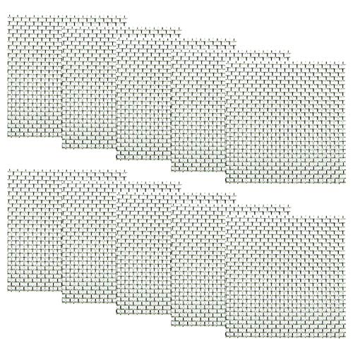 Stahl Aquarium Pflanzen Pflanze Aquarium Live Aquarium Mesh Edelstahl Pad Draht Aquarium Zubehör Aquarium Pflege Set (B, One Size) von Generic