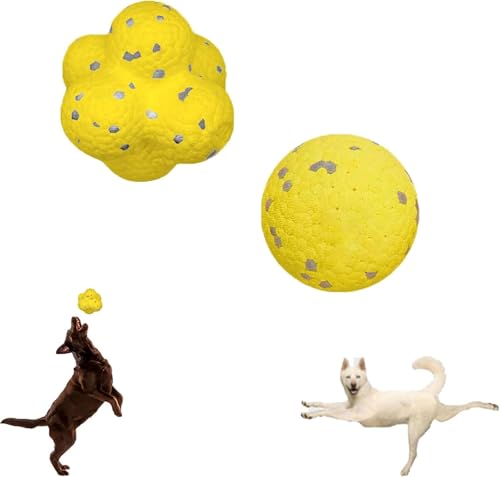 The Mellow Dog Calming Ball, Mellow Dog Calming Ball, Mellow Dog Ball, Mellow Dog Ball Direction, Calming Balls for Dogs, Chewing Toys for Dogs, Indestructible Dog Tennis Balls (A+B) von Generic