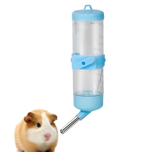 Tierwasserspender, Haustierwasserflasche für Käfig | No-Trip Hamster Water Flasche | Lecksoßer Haustiertrinker, nachfüllbare Hasenfuttermittel für Eichhörnchen, Futter, Igel von Generic