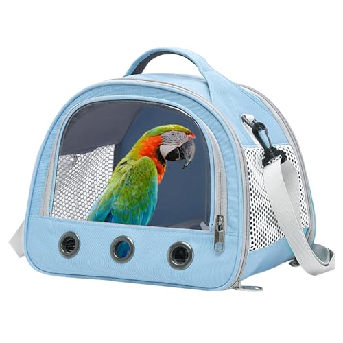 Tragbarer Vogelträger, Reisekäfig für Vögel, Sittiche, Ausflüge, atmungsaktive Haustiertaschen, reisefreundlicher kleiner Haustierkäfig, faltbarer praktischer Vogel-Organizer-Käfig, perfekt für den von Generic