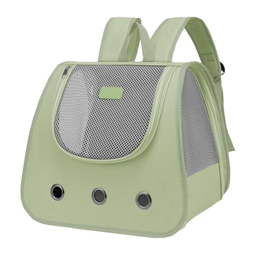 Tragetasche für Katzen – Hundetragerucksack, Sicherheitsgurte, kleine, mittelgroße Katze, Welpen-Rucksack | Katzen, Hunde, Kaninchen, belüftetes Design, Raumkapsel, Blase, transparenter von Generic