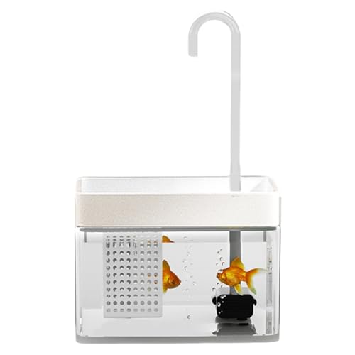 Transparenter Katzenwasserbrunnen – 1500 ml Aquarium-Haustier-Trinkbrunnen mit Filterbox/geräuschloser Pumpe von Generic