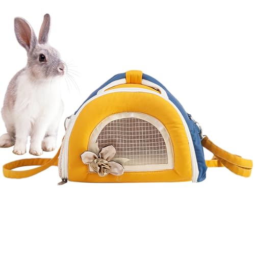 Transportbox für Kleintiere – Reisetragetasche für Chinchillas, Transportbox für Kleintiere, tragbare Reisetasche für Hamster für kleine Haustiere, Transporttasche für Kleintiere, atmungsaktive Tasche von Generic