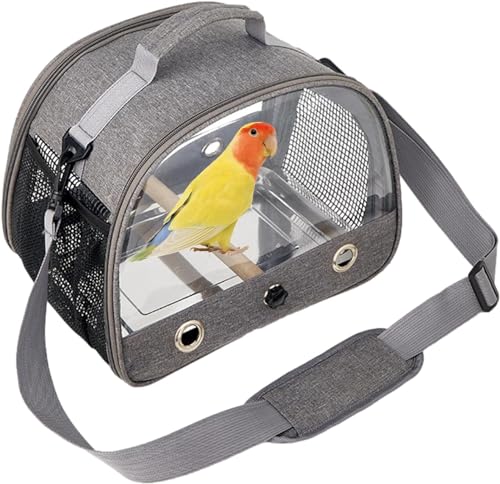 Transportbox für Vögel, Reisekäfig für Vögel, Reisetasche für Vogelkäfig, Papageienhalter, tragbarer Vogelkäfig für kleine Tasche von Generic