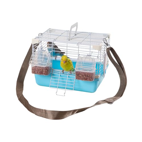 Transportbox für Vögel auf Reisen, tragbar, mit Griff, robustes Zubehör für Nymphen Agapornis und Diamanten Transportbox für Vögel auf Reisen, tragbar, mit Griff, robustes Zubehör für Nymphen Agapornis und Diamanten von Generic