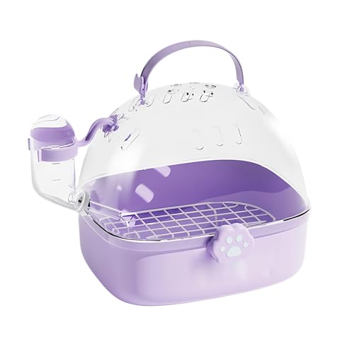 Transportkäfig für Vögel | PVC-Tragetasche für Kleintiere mit Wasserflasche | Geräumiges Transportzubehör für Tiere | Chinchillas Ara Conure Wellensittich Nymphensittich Transportkäfig für Vögel | PVC-Tragetasche für Kleintiere mit Wasserflasche | Geräumiges Transportzubehör für Tiere | Chinchillas Ara Conure Wellensittich Nymphensittich von Generic