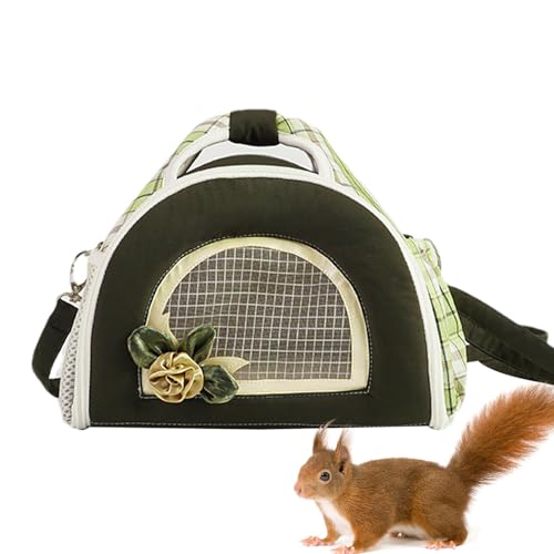 Transporttasche für kleine Haustiere, kleine Hunde, Chinchilla-Reisetasche, tragbare Tragetasche für Kleintiere, Hamster, Chinchilla, Kaninchen, Rennmäuse, Igel, Zuckergleiter, Reise-Tragetasche von Generic