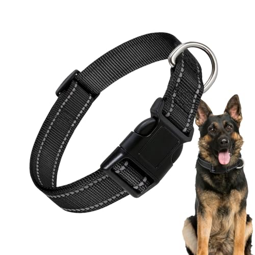 Verstellbares Welpenhalsband | Verstellbares Katzenhalsband | Nylon Hundehalsband, Hund Komfort Halsband Atmungsaktiv, Bequem für Große Katze, Kleine Hunde von Generic