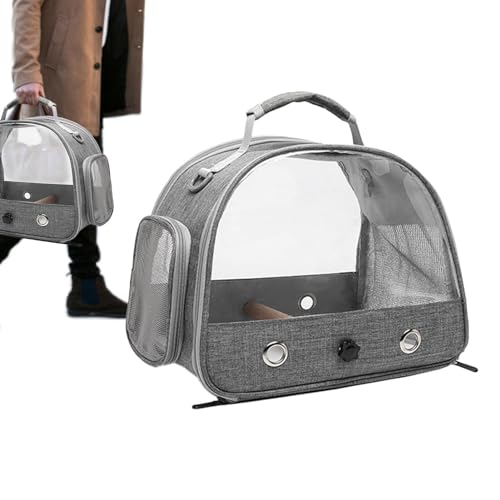 Vogel-Tragetasche – Reise Vogel Rucksack Käfig | Transparenter Haustier Reisekäfig Papagei Reise Vogel Carrier – Papageienkäfig Rucksack – Vogel-Tragetasche für Papageien, Vögel, Kaninchen und kleine von Generic