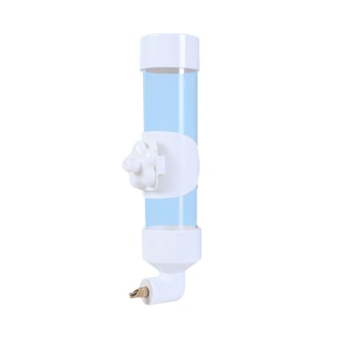 Vogel Wasser Feeder Keine Unordnung Vogel Käfig Hängen Automatische Wasser Dispenser Lovebirds Wellensittiche Urd747 (White, 22.3X7.7X4.3cm) von Generic