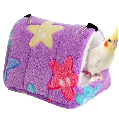 Vogelnest-Kuschelhütte – Vogel-Hängemattenbett, Vogelnest-Hängematte | Vogelnesthaus Winter | Winterwarmes Papageien-Hängematten-Nesthaus, Vogel-Hängemattenschuppen, Kleine Tierhaushöhle Für Hamster-L Vogelnest-Kuschelhütte – Vogel-Hängemattenbett, Vogelnest-Hängematte | Vogelnesthaus Winter | Winterwarmes Papageien-Hängematten-Nesthaus, Vogel-Hängemattenschuppen, Kleine Tierhaushöhle Für Hamster-L von Generic