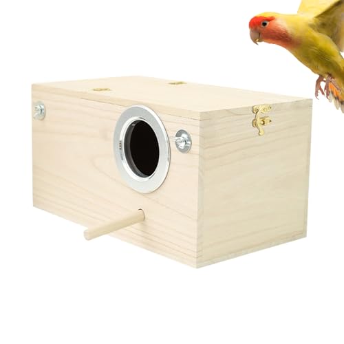 Vogelschütze - Papageiennistkiste | Vogelnistkasten | Haus im Freien | Vogel Habitat Shelter | Hölzerne Wilde Vogel Nist Box | Lovebird Breeder Box | Holzzüchterhaus für Lovebirds, COC Vogelschütze - Papageiennistkiste | Vogelnistkasten | Haus im Freien | Vogel Habitat Shelter | Hölzerne Wilde Vogel Nist Box | Lovebird Breeder Box | Holzzüchterhaus für Lovebirds, COC von Generic