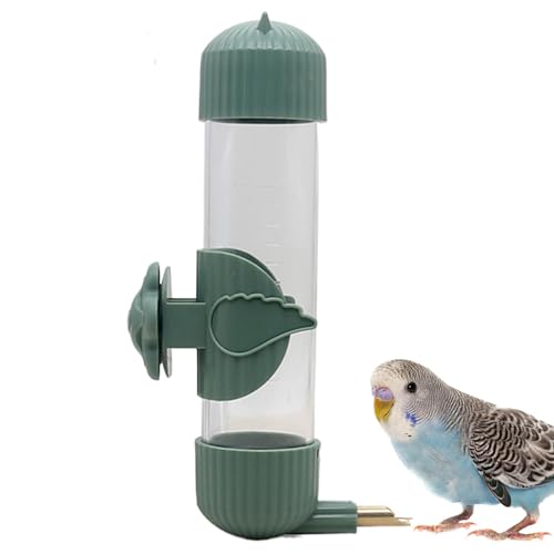 Vogelwasserfuttermittel - Automatischer Wasserspender | Trinkbrunnen Vogelkäfig | Vogelfutterdreak -Waterer Cockatiel Cage | Bird Waterer Trinkflasche | Kleine Tiere Trinker Für Wellensittiche, Cockat von Generic