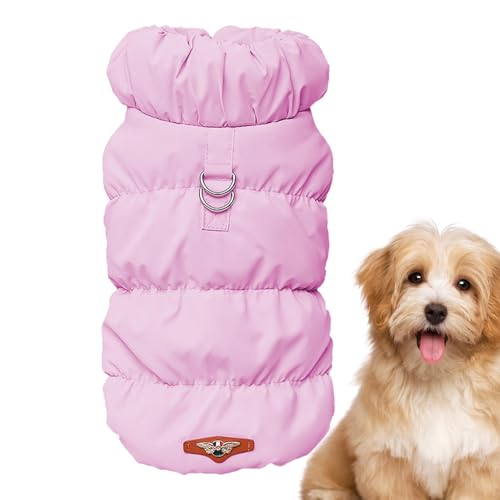 Warmer Hundemantel | Wintermantel aus Baumwolle, Jacke, Kleidung, Pullover, winddichter Wintermantel für Hunde, Haustierkleidung, bequeme Schneejacke, Welpenweste, pe von Generic