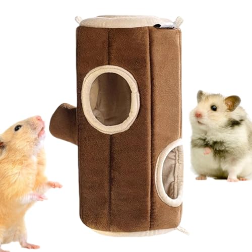 Warmes Hängemattenbett – warmes Hamsterbett, warmes Bett für Hamsterkäfig | Kleintierkäfig, Röhrenkäfig, Haus aus Guinea, doppelseitiger Samt, Fleece von Generic