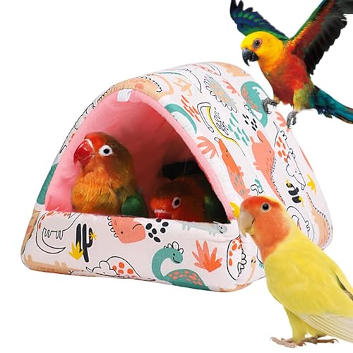 Warmes Papageienbett, Vogelkissenhaus-Versteckbett | Plüschkissen Für Papageien, Turteltauben, Sittiche Sowie Kleine Und Mittlere Vögel von Generic