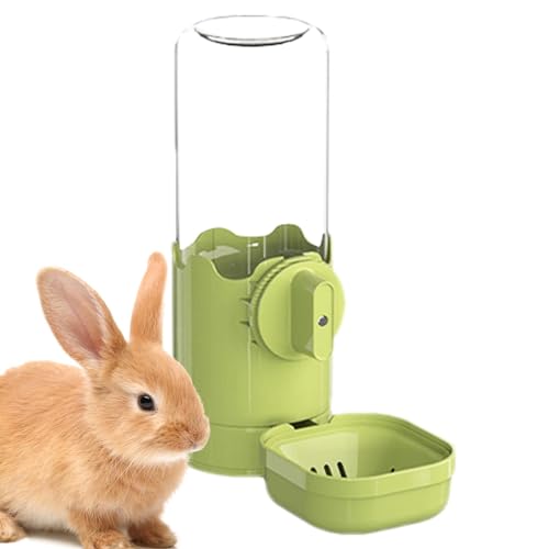 Wasserflasche für Haustierkäfig, automatischer Schwerkraft-Wasserspender - 750 ml Bunny Cage Wasserspender Auto-Gravity-Flasche | Abnehmbare Tränke, um ein Überlaufen für niederländische Schweine, Ige von Generic