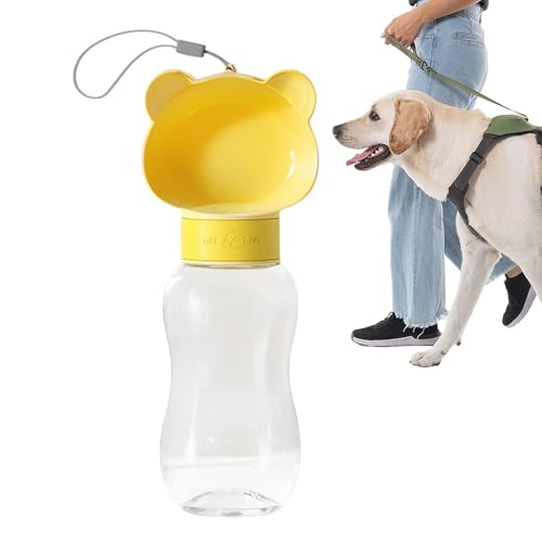 Wasserflasche für Hunde – Tragbare Reiseflasche für Haustiere, integrierte auslaufsichere Schüssel | Wiederverwendbarer Hunde-Wasserspender, leichtes Design, einfach zu bedienen, ohne B Wasserflasche für Hunde – Tragbare Reiseflasche für Haustiere, integrierte auslaufsichere Schüssel | Wiederverwendbarer Hunde-Wasserspender, leichtes Design, einfach zu bedienen, ohne B von Generic