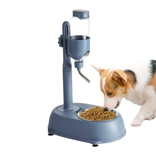 Wasserspender für Hunde, Wasserspender für Haustiere, auslaufsicher, 500 ml, für langhaarige Katzen, Getränkefutterspender für Schnuller, Saugnapf-Design von Generic