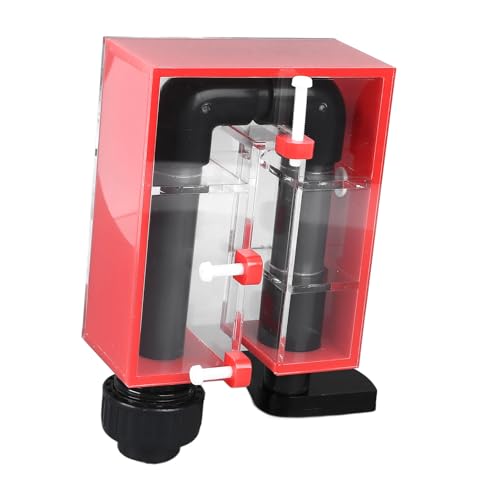 Wassertank-Überlaufkasten, Schnellinstallation, Wasserpumpen-Rücklaufkasten, Platzsparende Wandmontage für Aquarien (Black) von Generic