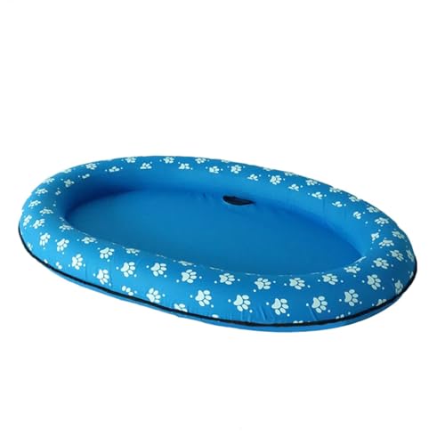 Welpen-Poolschwimmer | Hunde-Pool-Float-Schlauchboot | Float Schwimmbad Schwimmendes Reihenbett Aufblasbares Strandspielzeug Für Hund Katze von Generic