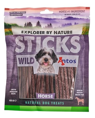 Wild Soft Sticks Pferd 96% Fleisch Getreidefreie Hunde Training Belohnung Snacks Hund Belohnungssnacks Hund von Generic