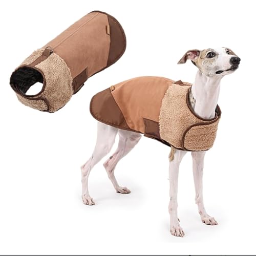 Winter Dog Coat,Windproof Warm and Cold with Coats and Jackets for Small Medium Large Dogs Winter Pet Clothes S-XL(Brown,M) von Generic