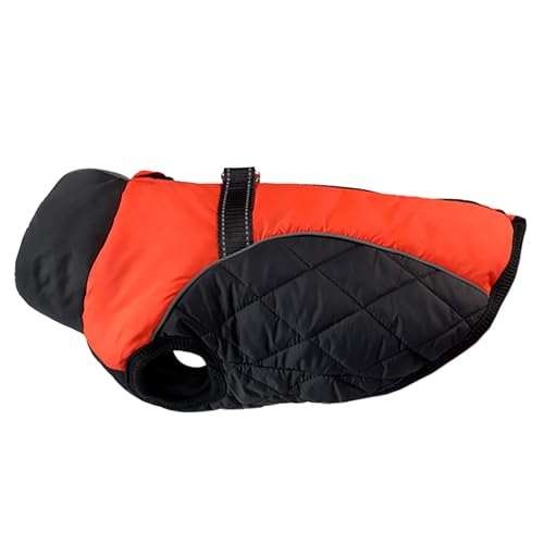 Winter Haustier Kleidung Hund Warme Baumwolle Kleidung Kleine Mittlere Große Hunde Verdickte Warme Kleidung Haustier Winter Ski Kleidung MpE284 (Orange, XXXXXL) von Generic