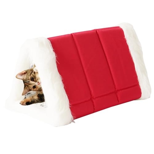Winterbett aus Plüsch für Katzen – Winter-Katzenhöhle, warmes Winter-Katzenbett | Winter-Hundebett aus Plüsch für den Außenbereich mit rutschfester Unterseite, einfaches Katzenbett Winterbett aus Plüsch für Katzen – Winter-Katzenhöhle, warmes Winter-Katzenbett | Winter-Hundebett aus Plüsch für den Außenbereich mit rutschfester Unterseite, einfaches Katzenbett von Generic