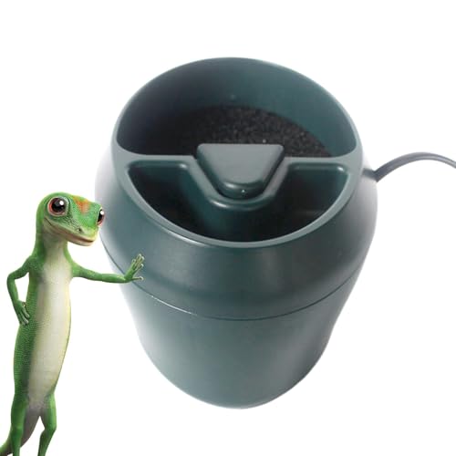 n-Wasserschale, Reptilien-Wasserschale,Automatischer Chamäleon-Wasserspender und Futterautomat - Fütterungszubehör, Reptilien-Haustier-Wasserspender für Schlange, Chamäleon, Schildkröte von Generic