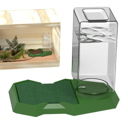 Automatischer Reptilienfutterspender – Reptile Automatic Water Waterer – Futter- und Bewässerungszubehör für Schildkröten für Geckos, Frösche, Eidechsen Automatischer Reptilienfutterspender – Reptile Automatic Water Waterer – Futter- und Bewässerungszubehör für Schildkröten für Geckos, Frösche, Eidechsen von Genérico