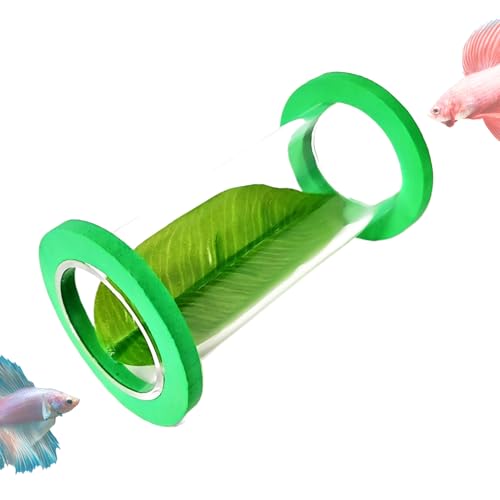 Betta Fish Toys – Betta Fish Habitat | Schwimmender Acryl-Tunnel mit hohler Höhle, kleine Höhle, Aquarium-Dekoration für Garnelenhöhle zur Bereicherung versteckter Versteck für Observac Betta Fish Toys – Betta Fish Habitat | Schwimmender Acryl-Tunnel mit hohler Höhle, kleine Höhle, Aquarium-Dekoration für Garnelenhöhle zur Bereicherung versteckter Versteck für Observac von Genérico