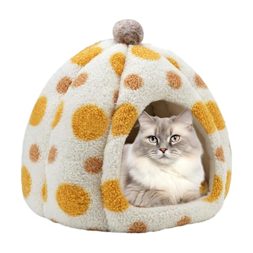 Cat Dome Bed - Gemütliches Katzenhaus, Hideaway mit Katzenbesteck, warme Haustiermöbel, bequemes Katzenbett, garantierte Wärme, tragbar, kratzfest, Unterstand P Cat Dome Bed - Gemütliches Katzenhaus, Hideaway mit Katzenbesteck, warme Haustiermöbel, bequemes Katzenbett, garantierte Wärme, tragbar, kratzfest, Unterstand P von Genérico