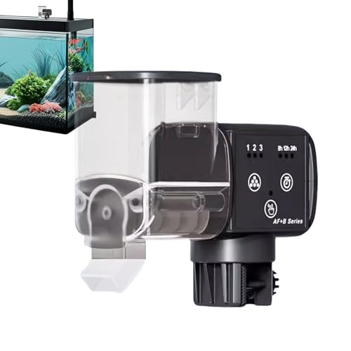 Fischfütterungsmaschine: Automatische Aquarienfütterungsmaschine, Aquarium-Futterautomat | Nachfüllt präzise, wasserdichte intelligente Lebensmittelspender Fischfütterungsmaschine: Automatische Aquarienfütterungsmaschine, Aquarium-Futterautomat | Nachfüllt präzise, wasserdichte intelligente Lebensmittelspender von Genérico
