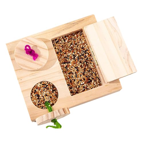 Futterspielzeug für Vögel, Holzspielzeug für kleine Vögel, interaktive geistige Stimulation, gesund für den Schnabel, sicheres Naturholz, tragbarer Park für Käfig, Nester und Übungen Futterspielzeug für Vögel, Holzspielzeug für kleine Vögel, interaktive geistige Stimulation, gesund für den Schnabel, sicheres Naturholz, tragbarer Park für Käfig, Nester und Übungen von Genérico