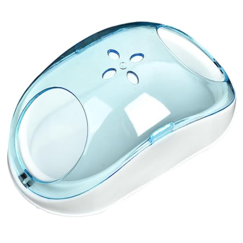 Hamster-Badewanne – Badebox für Hamster, Badehaus aus Chinchilla-Pulver, Badewanne für Hamster, drinnen und draußen, transparent, pol von Genérico