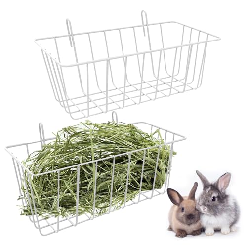 Heunhalter für Meerschweinchen, 2 Stück, Heu-Futterstation für Käfig, Heu-Futterspender für Haustiere mit Haken, Zubehör für Haustierkäfig, Paar Heunhalter für Meerschweinchen, 2 Stück, Heu-Futterstation für Käfig, Heu-Futterspender für Haustiere mit Haken, Zubehör für Haustierkäfig, Paar von Genérico
