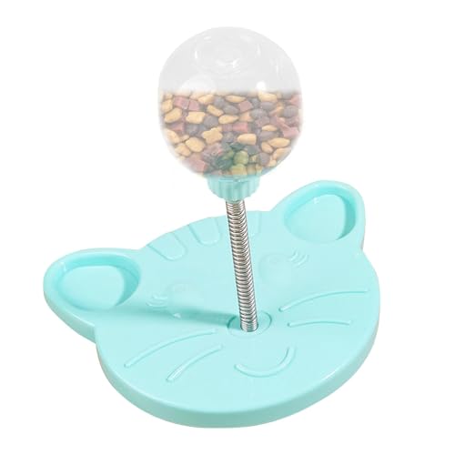 Hundeball behandelt Spender, behandelt den Spenderball mit Frühling | Puzzle Toy Feeder langsam, interaktiver Spender für Katzen mit Frühling, Spielzeug für langsames Füttern, fördert Fähigkeiten von Genérico