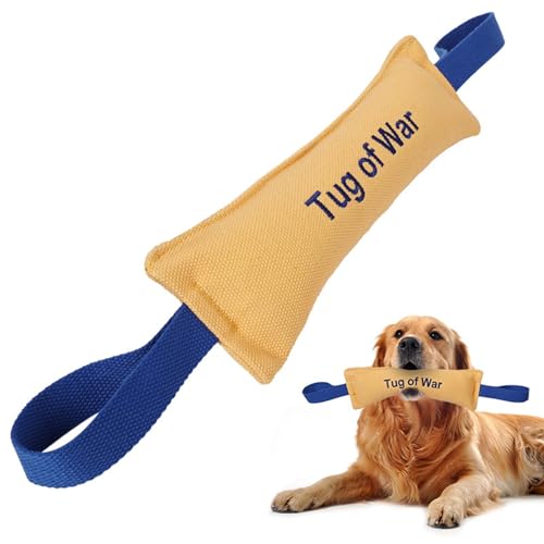 Hundebisskissen, Bisskissen, Hundetraining, Spielzeug zum Schleppen von Hunden mit 2 starken Griffen, Bite Pillow Pull Toy zum Ziehen und Lösen, interaktives Set von A von Genérico