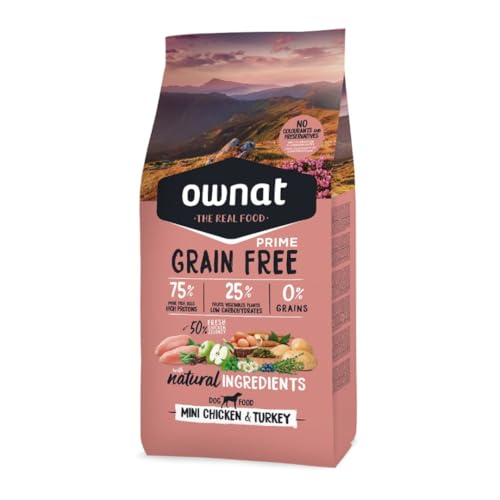 OW Nat GF Prime Mini Chicken & Turkey 400 g - Getreidefreies Futter für ausgewachsene Hunde Mini OW Nat GF Prime Mini Chicken & Turkey 400 g - Getreidefreies Futter für ausgewachsene Hunde Mini von Genérico