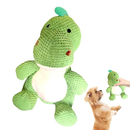 Quietschendes Kauspielzeug für Hunde, quietschendes Kauspielzeug für Hunde, Welpen, interaktives Spielzeug in Dinosaurierform, Quietschspielzeug Quietschendes Kauspielzeug für Hunde, quietschendes Kauspielzeug für Hunde, Welpen, interaktives Spielzeug in Dinosaurierform, Quietschspielzeug von Genérico