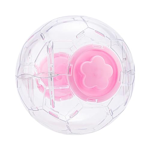 Rutschfester Hamster-Laufball, Übungsball für Hamster, 5,9 Zoll (14 cm), transparenter Hamsterball, Chinchilla-Käfig-Zubehör, rutschfeste Übungsräder von Genérico